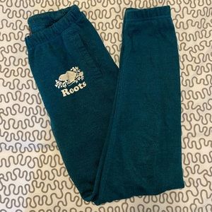Roots Canada blue sweatpants